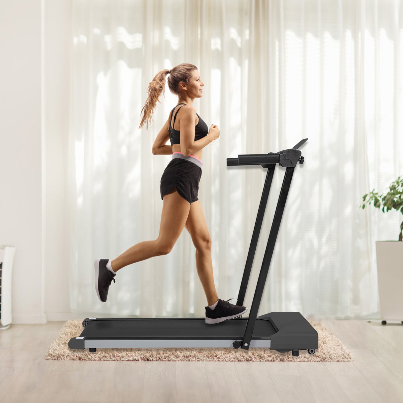 Treadmills For Home, Treadmill With LED For Walking & Running